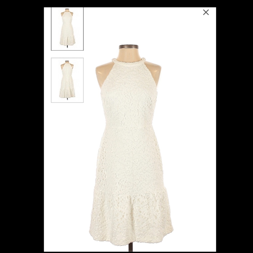 Lauren Ralph Lauren White Lace Cocktail dress